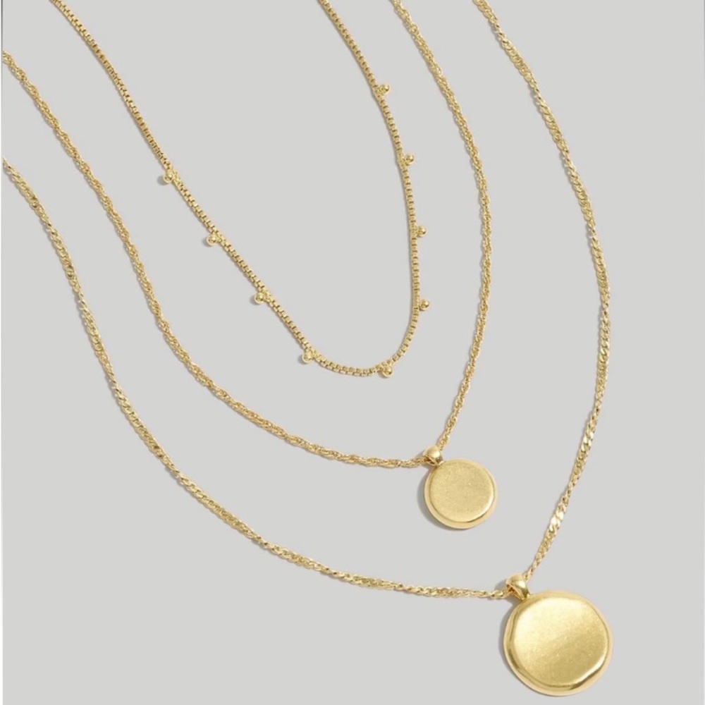 Madewell Coin Necklace Set